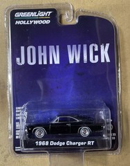 Greenlight 1:64 – John Wick (2014) – 1968 Dodge Charger R/T (Black)