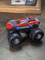 Hot Wheels Monster Jam SPIDERMAN Monster Truck (2001) Marvel Toy Car