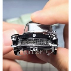 GFCC 1:64 Black 1956 Continental Mark II Classic Diecast Metal Car Model