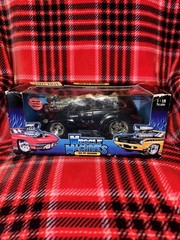 Muscle Machines 1941 Willys Coupe Gasser ’41 1:18 Scale Diecast Car Black