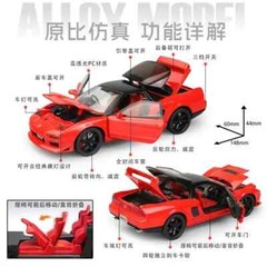 1:32 JDM Honda Acura NSX NA1 Alloy Car Model Diecast Toy Vehicle Sound Light