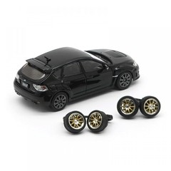Subaru Impreza WRX Black RHD 1/64 64B0112 BM CREATIONS