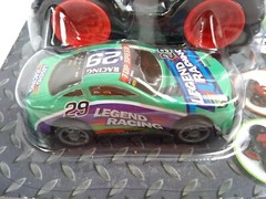 Big Wheeler Diecast Racing Car Pull Back Action Furious Road Trip Toy 1:64 Green