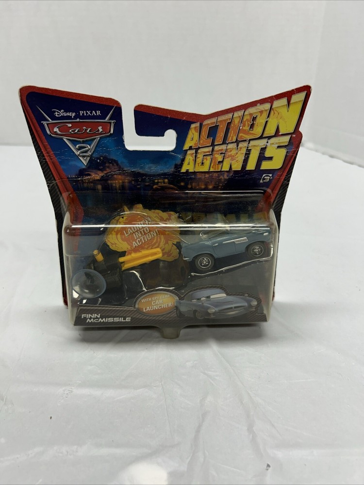 Disney Pixar Cars 2 Action Agents Finn McMissile AA B8