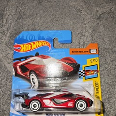 2018 Hot Wheels #253 Legends of Speed 9/10 MACH SPEEDER (SHORT CARD) AD Spokes