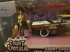 Jada Toys Count Chocula and 1959 Cadillac Coupe Deville Figures