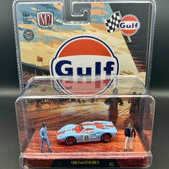 CHASE M2 Machines 2026 Diorama 1/64 1966 Ford GT40 MK II GULF R21