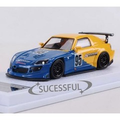 1:64 Honda S2000 AP1 Spoon #95 2015 Resin Car Model Collectible Gift