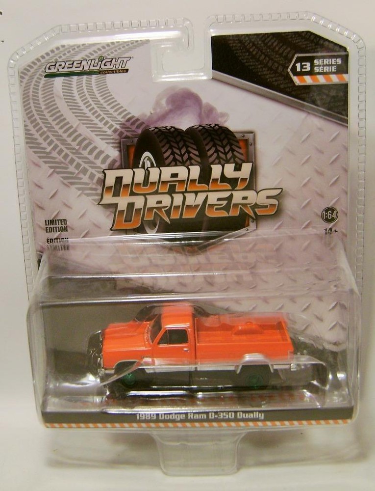 1989 ’89 DODGE RAM D-350 DUALLY TRUCK CHASE DUALLY DRIVERS R13 GREENLIGHT 2023