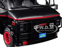 1983 GMC VANDURA BLACK & SILVER “THE A-TEAM” 1/18 DIECAST MODEL GREENLIGHT 13521