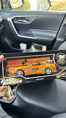 Jada Toys Fast & Furious 1994 Toyota Supra 1:24 Orange Diecast w/ Case
