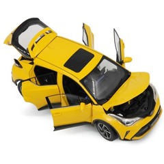 1:18 Scale Toyota CHR 2022 Yellow Diecast Model Car Paudi Collection gift Toy