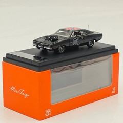 1:64 Mini Forge Black 1969 Chargr General Lee with 1600 HP Twin-Turbo LS