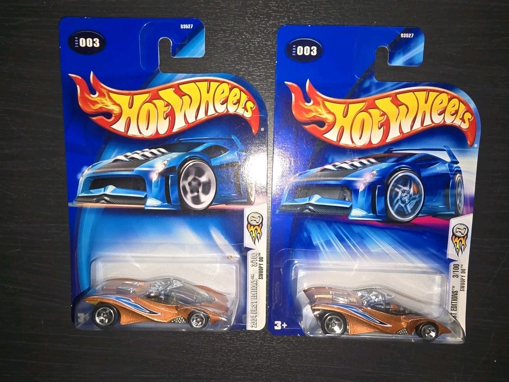 Lot Of 2 Hot Wheels 2004 First Editions 3/100 2004 Bronze Swoopy Do Toy Car #003