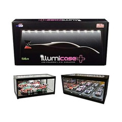 Illumibox Black Collectible Display Show Case Illumicase+ with LED Lights and…