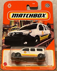 2022 Matchbox Renault Kangoo Shell Gas & Oil Station Service Vehicle #30/100