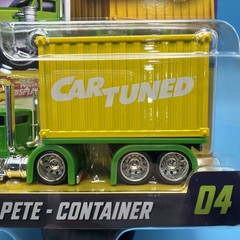 Cartuned Sneaky Pete, Green with Yellow Container #04 Rigs Series 2, 1/64 Sealed