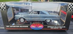 Supercar Collectibles 1967 Plymouth Superstock Belvedere 1:18 Diecast Car Blue
