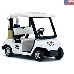 Portable 4.5 Inch Golf Cart Model – Pullback Action Toy for Indoor & Outdoor Fun