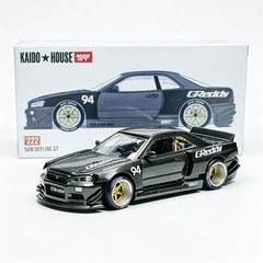 MINI GT KAIDO HOUSE 1:64 Nissan Skyline GTR R34 GReddy V2 Toy Car KHMG222