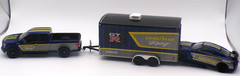2014 Nissan GT-R (R35)-2015 Ford F-150-Enclosed Car Hauler…Greenlight…..1:64
