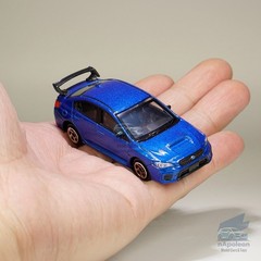 1:64 Subaru WRX STI Model Car Alloy Diecast Toy Vehicle Collection Kid Gift Blue