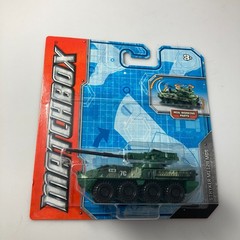 2012 Matchbox Working Rig # RW031 Stryker M1 128 MGS Green Camo