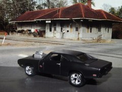 FAST & FURIOUS 1970 DODGE CHARGER R/T V-8 DIE CAST MUSCLE MOVIE CAR!