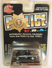 RACING CHAMPIONS CHEVROLET SPECIAL SERVICE CAR DIECAST 94700 POLICE USA
