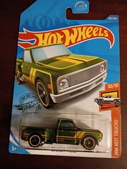 2021 Hot Wheels Super Treasure Hunt ’69 Chevy Pickup. VHTF. Awesome Truck.