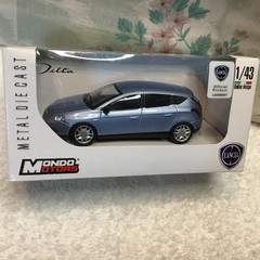 Mondo Motors 1/43 Lancia Delta Italian Design Die Cast Car Metallic Blue New