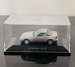 Herpa 1/43 Mercedes Benz SLK 230 Die Cast Grey With Hard Top Dealer Edition