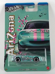 Hot Wheels 1991 Mazda MX-5 Miata Blue Arizona Silver Sereis
