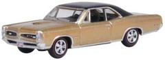 Oxford 1966 Pontiac GTO Bronze / Black 1/87 HO diecast