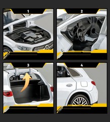 1:32 Mercedes-Benz GLC400 SUV Alloy Diecast Car Model Sound Light Kid’s Toy gift