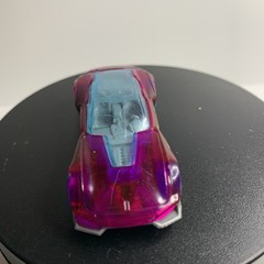 2015 HOT WHEELS GAZELLA GT SEE THRU PURPLE 1:64 DIECAST CAR WITH BLUE & YELLOW