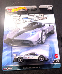 hot wheels 2023 Pagani zonda r #3/5 silver hw premium car culture speed machine