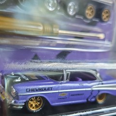 M2 Machines O’Reilly Exclusive 1:64 1957 Chevrolet Bel Air Purple Unopened