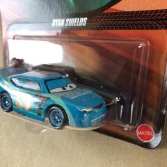 Disney Pixar Cars Ryan Shields #39 Blue 1:55 Scale Diecast 2024 Mattel Car Toy