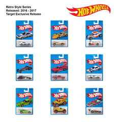 HOT WHEELS Retro Style Series 2016 2017 1/64 Scale Basic Themed Target Exclusive