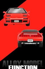 1:32 JDM Honda Acura NSX NA1 Alloy Car Model Diecast Toy Vehicle Sound Light