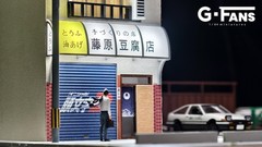 G-Fans Diorama 1:64 Garage Model Diecast LED Lighting Model Car Display Case US