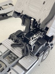 MERCEDES BENZ ACTROS 5 TRUCK CAR TRANSPORTER 1:43 🚨 WoW Silver Display Carrier