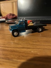 Greenlight truck, 3d printed service bed. air compressor, welder, torch tanks.