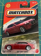 2025 MATCHBOX 2024 BMW 7-SERIES MBX ROAD TRIP 100/125 RED METALLIC NEW FOR 2025