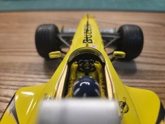 Jordan 1999 Damon Hill F1 Hot Wheels Diecast 1/18 Scale