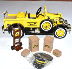 1935 Gendron LaSalle Package Truck Pedal Car Crown Premiums NAPA DeWALT 1:8 Bank