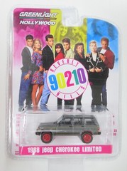 Greenlight Beverly Hills 90210 1988 Jeep Cherokee Limited – RED Wheels