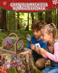 Bug Catcher Kit for Kids Outdoor Explorer Kit with Insect Cage, Observation B…