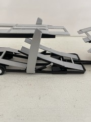 MERCEDES BENZ ACTROS 5 TRUCK CAR TRANSPORTER 1:43 🚨 WoW Silver Display Carrier